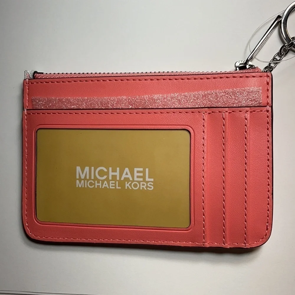 Michael Kors small coin pouch card holder key ring - Picture 5 of 9